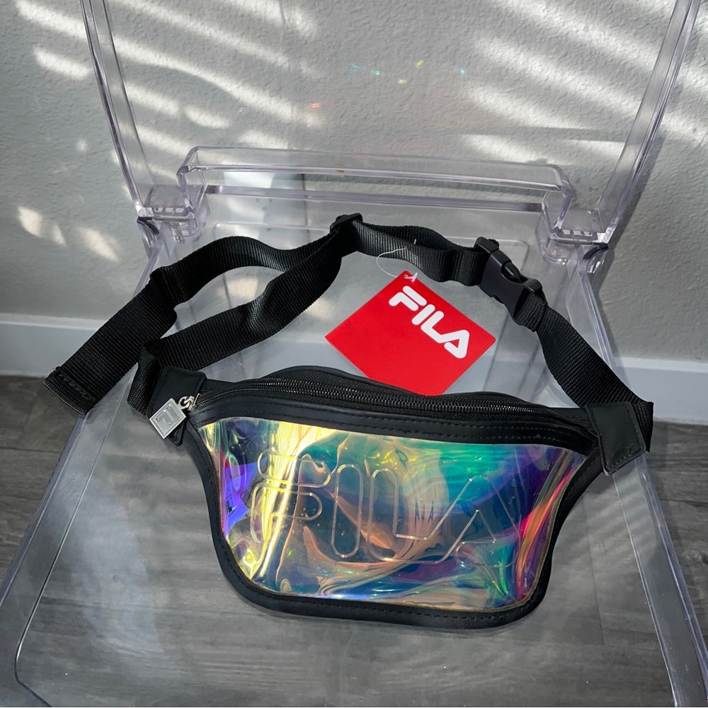 fila fanny pack, Transparent, Used Once. Condition like new.
